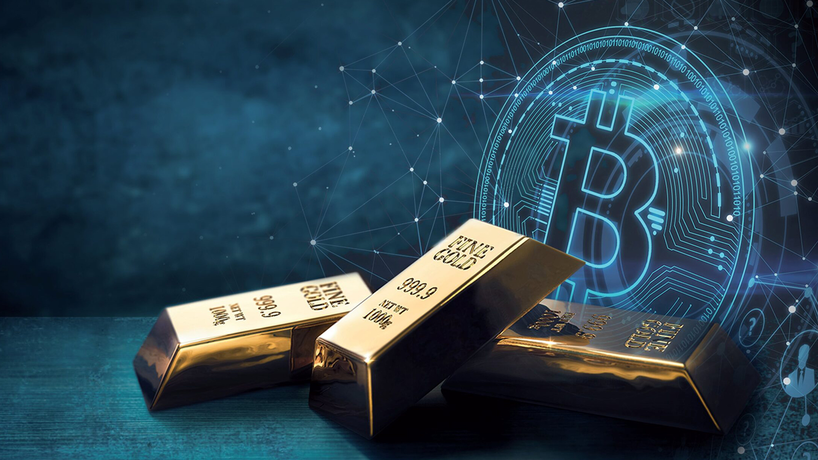 رقابت شانهبهشانه طلا و بیتکوین در میان تضعیف دلار