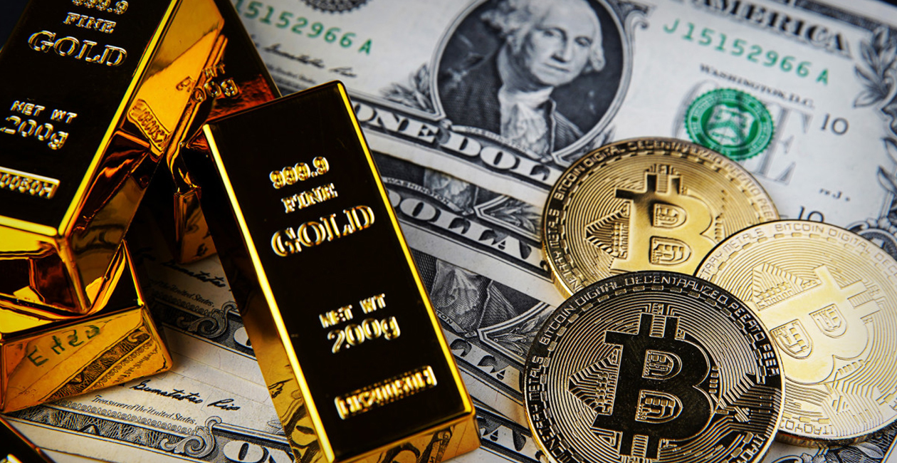 پیش‌بینی قیمت بیت‌کوین در صورت افزایش طلا به ۵٬۰۰۰ دلار