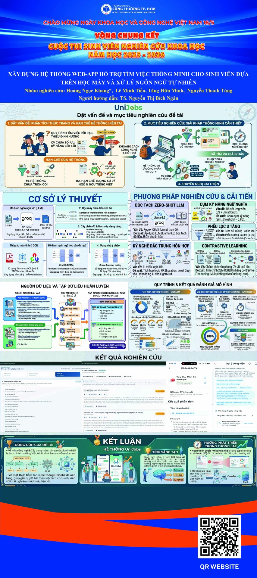 17. Phát triển hệ thống Web-App hỗ trợ tìm việc thông minh cho sinh viên dựa trên học máy và xử lý ngôn ngữ tự nhiên