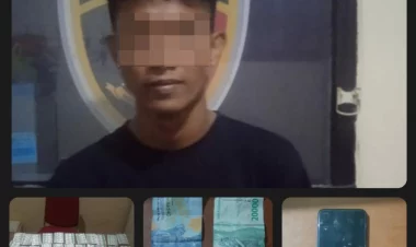 Polsek Labuan Amankan Pemuda Yang Edarkan Obat Terlarang