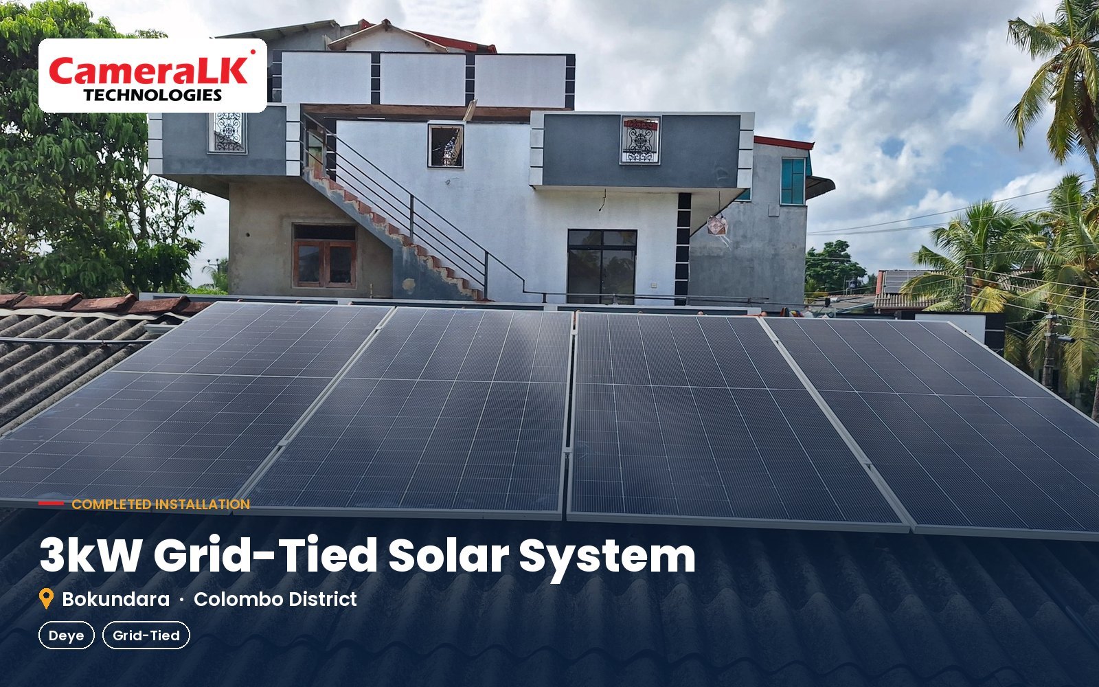 3kW On-Grid Solar System – Bokundara