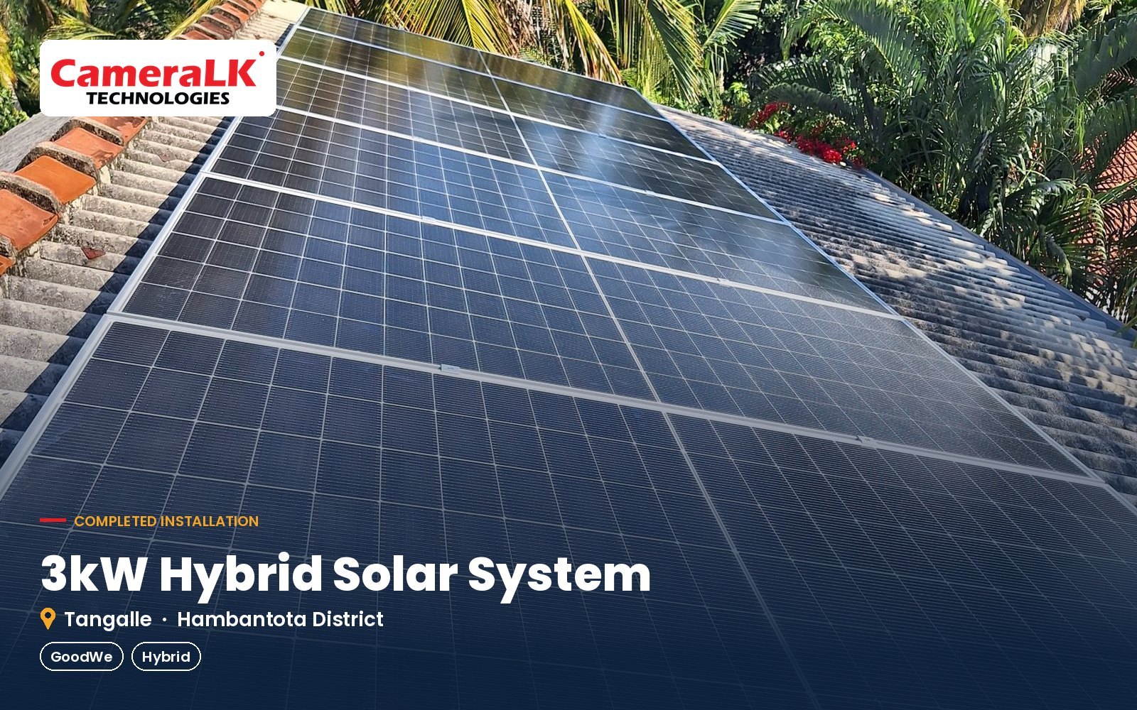 3kW Hybrid Solar System – Tangalle