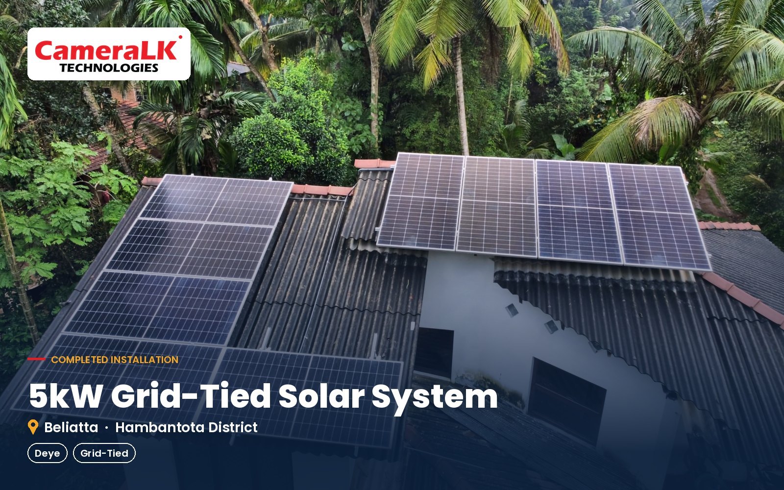 5kW On-Grid Solar System – Beliatta