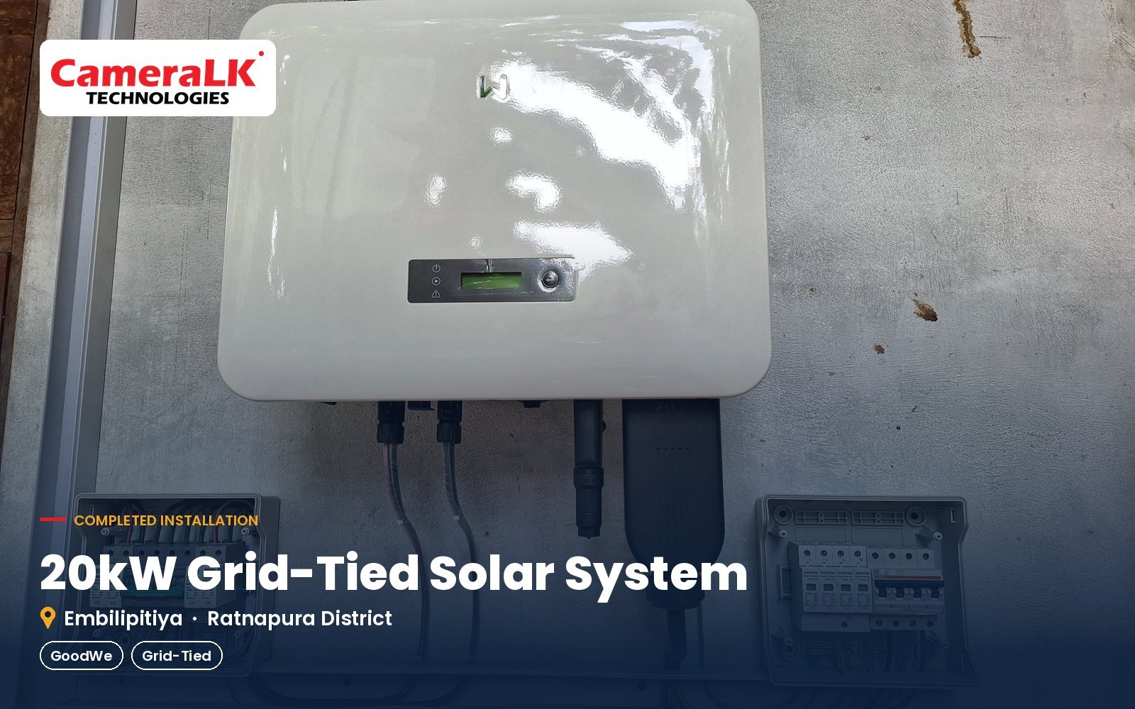 20kW On-Grid Solar System – Embilipitiya