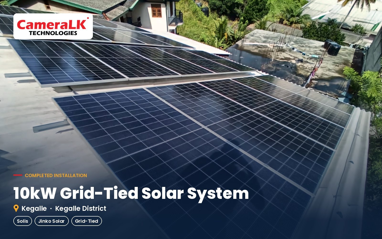 10kW On-Grid Solar System – Kegalle