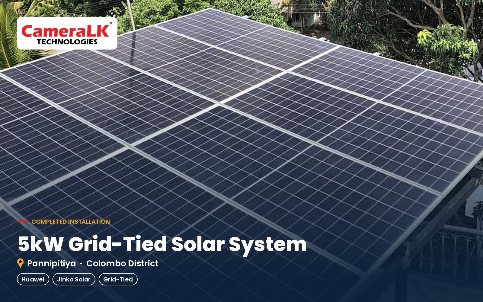 5kW On-Grid Solar System – Pannipitiya
