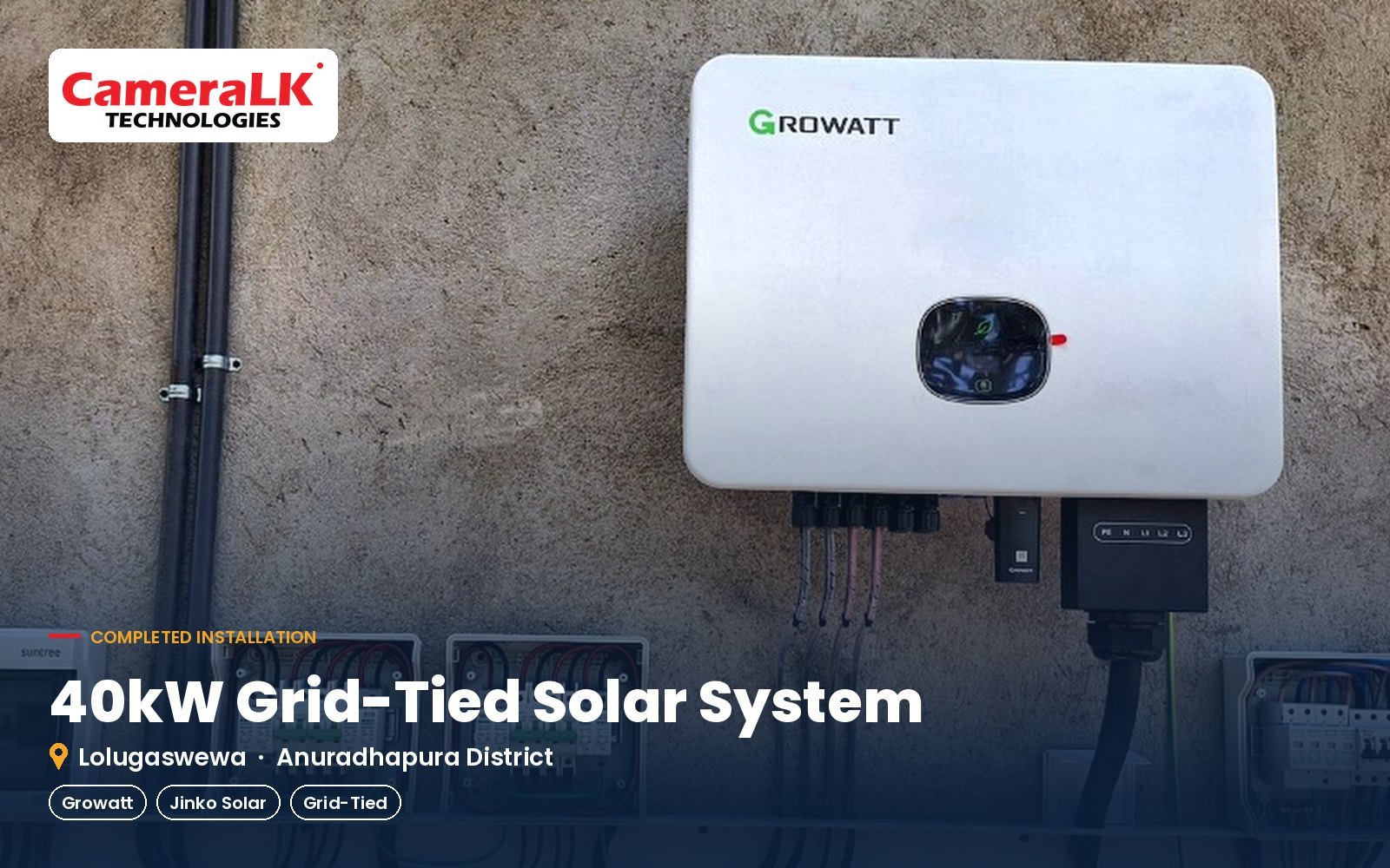 40kW On-Grid Solar System – Lolugaswewa