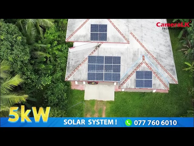 Another 5kW Rooftop Solar System – Medirigiriya, Yodella