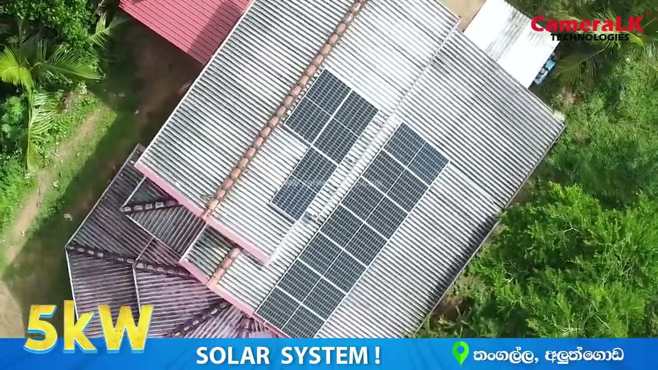 5kW On-Grid Solar System – Tangalle, Aluthgoda