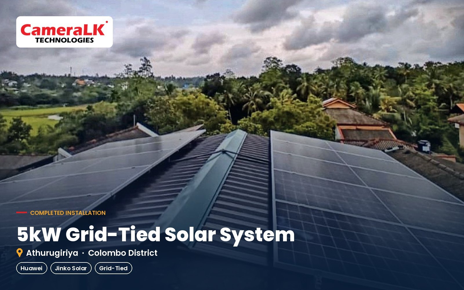 5kW On-Grid Solar System – Athurugiriya
