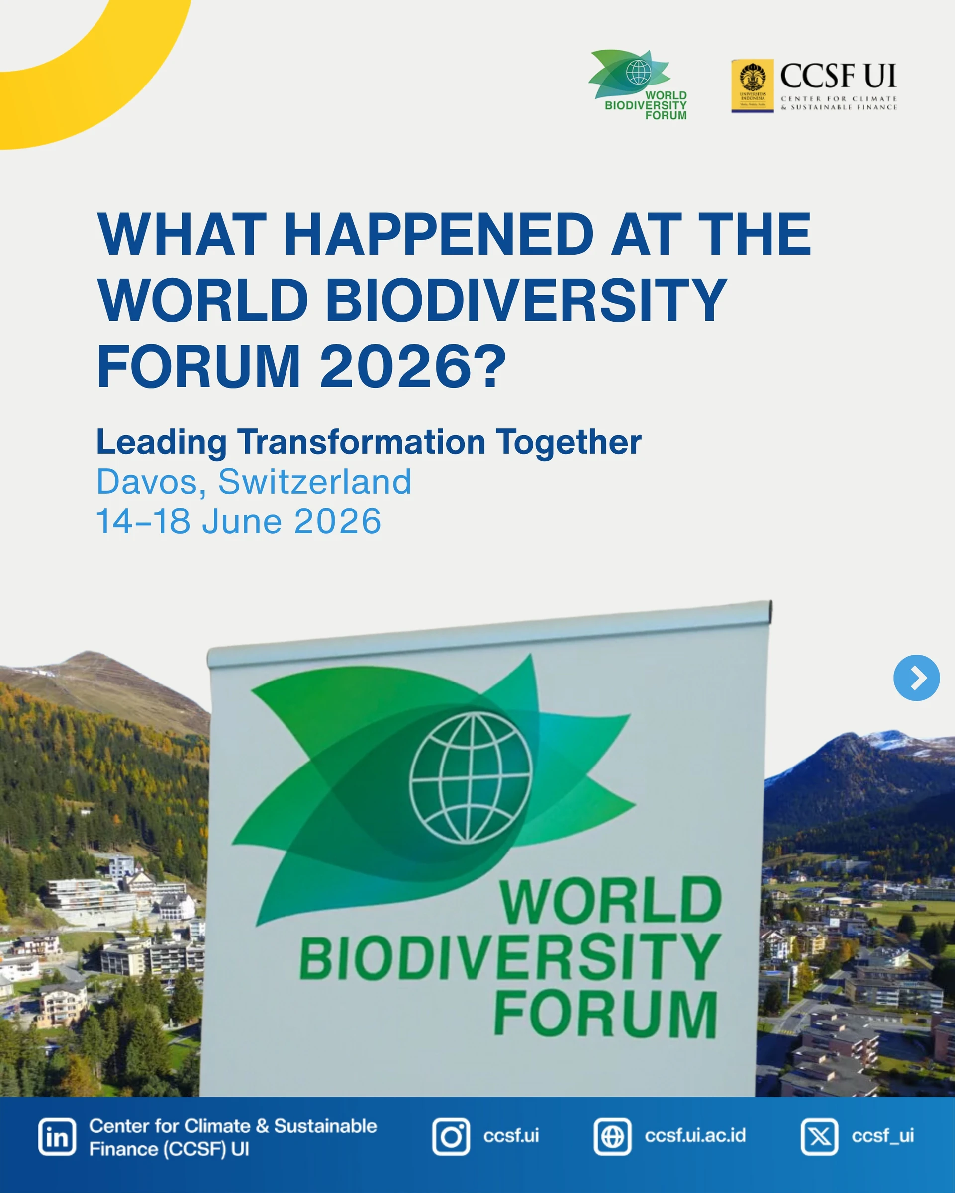 What Happened at The World Biodiversity Forum 2026?