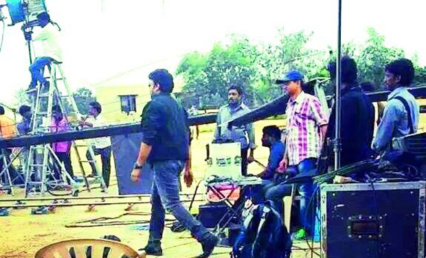 A picture of his from the sets is also doing the rounds on Internet A picture of his from the sets is also doing the rounds on Internet