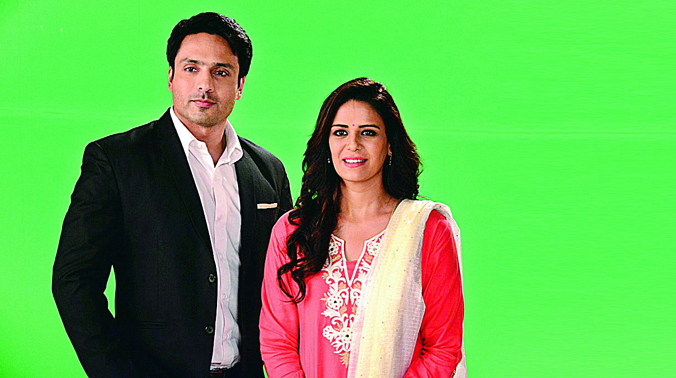 Iqbal Khan and Mona Singh Iqbal Khan and Mona Singh