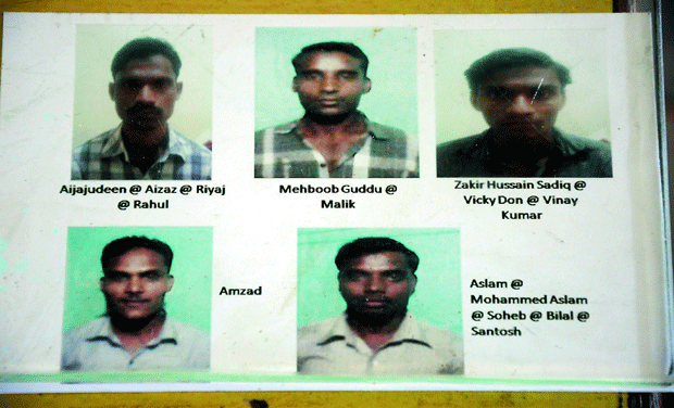 The five SIMI terror suspects. The five SIMI terror suspects.