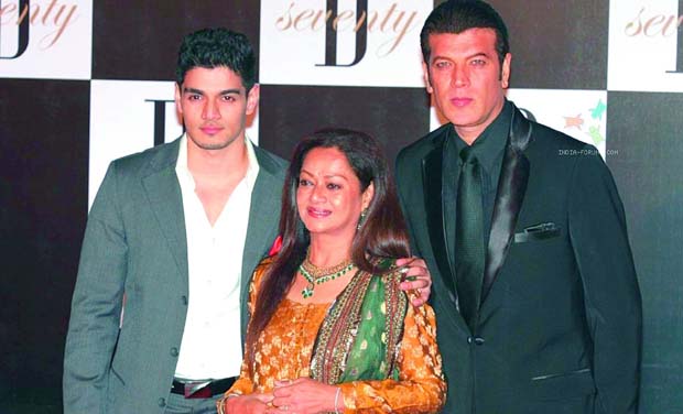 (Left to right)Sooraj Pancholi; Zarina and Aditya Pancholi (Left to right)Sooraj Pancholi; Zarina and Aditya Pancholi
