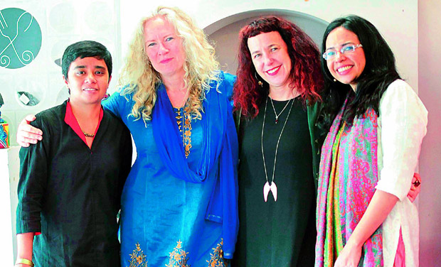 Payal Dhar, Kirsty Murray, Isobelle Carmody and Samhita Arni Payal Dhar, Kirsty Murray, Isobelle Carmody and Samhita Arni