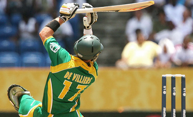WC 2015 SA vs WI: Hat-trick of centuries for AB de Villiers