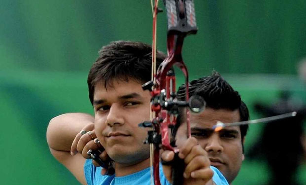 Abhishek Verma had 13 perfect 10s, including five arrows closest to the centre from 15 arrows, in an extraordinary exhibition of shooting in the summit clash. (Photo: AFP) Abhishek Verma had 13 perfect 10s, including five arrows closest to the centre from 15 arrows, in an extraordinary exhibition of shooting in the summit clash. (Photo: AFP)