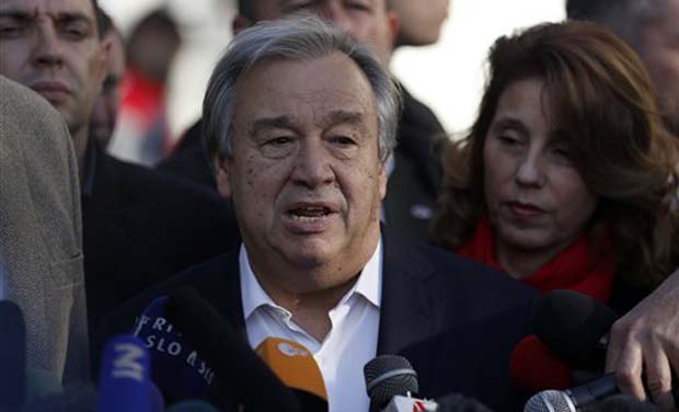 United Nations High Commissioner for Refugees Antonio Guterres (Photo: AP) United Nations High Commissioner for Refugees Antonio Guterres (Photo: AP)