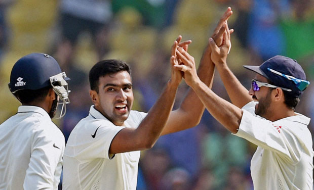 Ravichandran Ashwin claimed 12 for 98 in the third Test in Nagpur to spin his side to a 124-run victory and India could move as high as second place in the ICC Test Championship if they win the fourth Test which starts on Friday. (Photo: PTI) Ravichandran Ashwin claimed 12 for 98 in the third Test in Nagpur to spin his side to a 124-run victory and India could move as high as second place in the ICC Test Championship if they win the fourth Test which starts on Friday. (Photo: PTI)