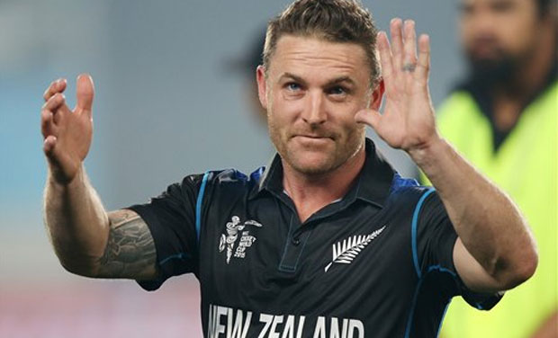 New Zealand captain Brendon McCullum waves at the crowd after the thrilling four-wicket win against South Africa on Tuesday. (Photo: AP) New Zealand captain Brendon McCullum waves at the crowd after the thrilling four-wicket win against South Africa on Tuesday. (Photo: AP)