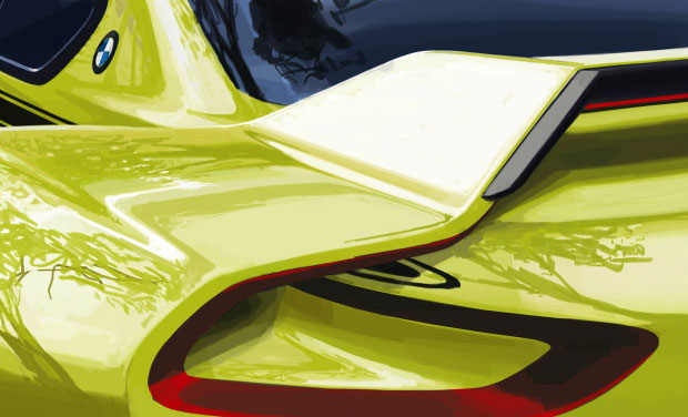 A glimpse of the BMW 3.0 CSL Hommage concept car (Photo courtesy: BMWBlog) A glimpse of the BMW 3.0 CSL Hommage concept car (Photo courtesy: BMWBlog)