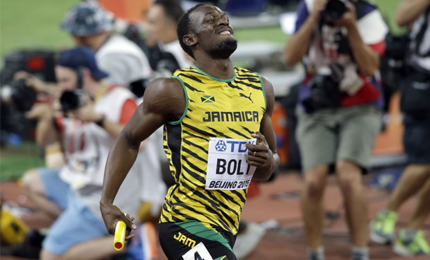 Usain Bolt anchored Jamaica to victory in the 4x100m relay to add to his wins in both the 100m and 200m, trumping his much-touted and controversial American rival Justin Gatlin. (Photo: AP) Usain Bolt anchored Jamaica to victory in the 4x100m relay to add to his wins in both the 100m and 200m, trumping his much-touted and controversial American rival Justin Gatlin. (Photo: AP)