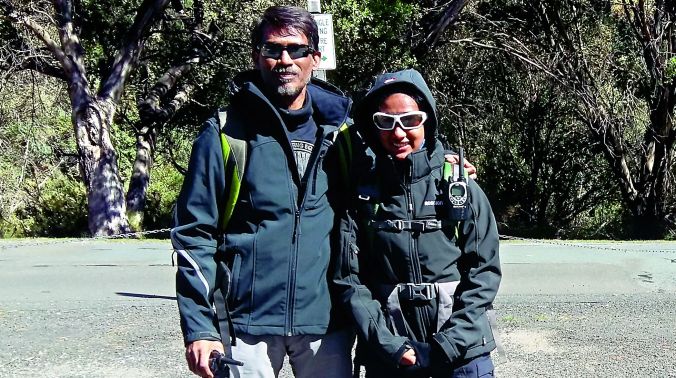 Krishna Rao and his daughter Jaahnavi Sriperambuduru Krishna Rao and his daughter Jaahnavi Sriperambuduru