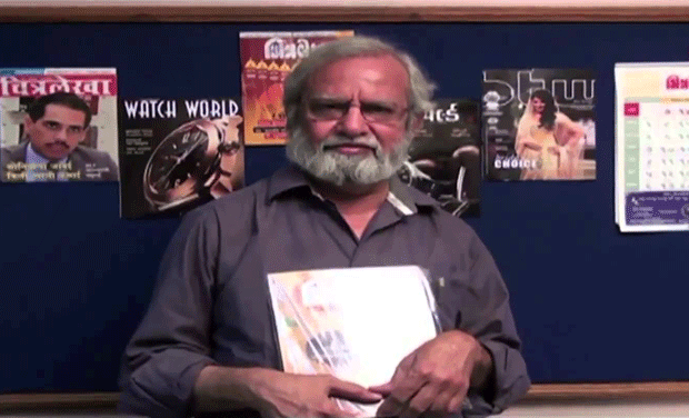 Renowned artist Gulam Mohammed Shaikh. Photo: TV grab Renowned artist Gulam Mohammed Shaikh. Photo: TV grab