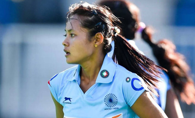 Sushila Pukhrambam of India in action during Hockey World League. (Photo: AFP) Sushila Pukhrambam of India in action during Hockey World League. (Photo: AFP)