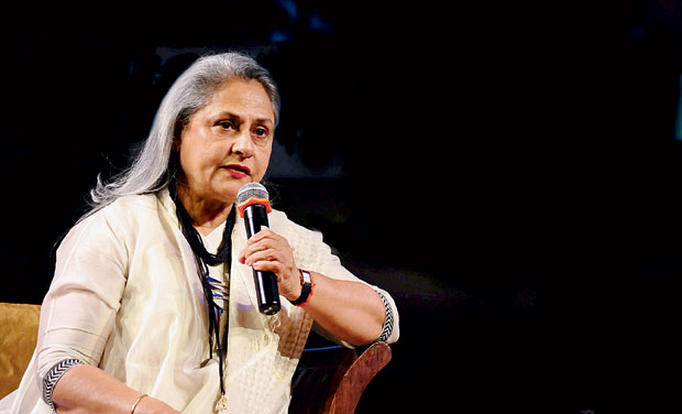 Jaya Bachchan was speaking at literature festival in Mumbai. (Photo: DC) Jaya Bachchan was speaking at literature festival in Mumbai. (Photo: DC)
