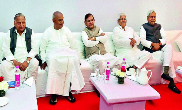 The possibility of constituting Janata Dal-2 by bringing together leaders of erstwhile Janata Dal would be discussed in the first week of December in New Delhi. (Photo: PTI/File) The possibility of constituting Janata Dal-2 by bringing together leaders of erstwhile Janata Dal would be discussed in the first week of December in New Delhi. (Photo: PTI/File)