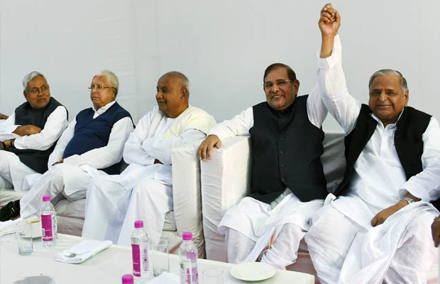 The Janata Parivar (Photo: PTI) The Janata Parivar (Photo: PTI)