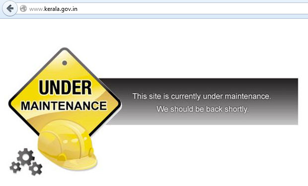 The Kerala Government is trying to restore the site after it was hacked (Photo: Screenshot of kerala.gov.in) The Kerala Government is trying to restore the site after it was hacked (Photo: Screenshot of kerala.gov.in)
