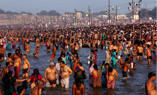 The irrigation department will construct the ghats while the endowment department will take up repairs and reconstruction of temples East Godavari district. (Photo: PTI) The irrigation department will construct the ghats while the endowment department will take up repairs and reconstruction of temples East Godavari district. (Photo: PTI)