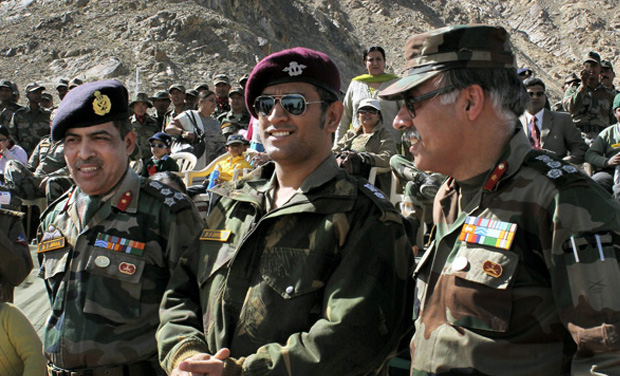 India's World Cup winning skipper MS Dhoni is undergoing a two-week initial training with the elite Para regiment of the force in Agra. (Photo: PTI/ File) India's World Cup winning skipper MS Dhoni is undergoing a two-week initial training with the elite Para regiment of the force in Agra. (Photo: PTI/ File)