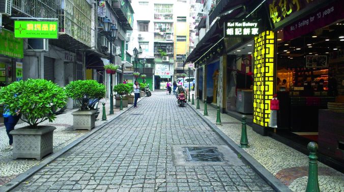 Streets in Macau Streets in Macau