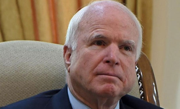 Prominent US senators John McCain (in picture) and Robert Menendez have written to FIFA asking it to strip Russia of the right to host the 2018 football World Cup due to its alleged aggression in Ukraine. (Photo: AFP) Prominent US senators John McCain (in picture) and Robert Menendez have written to FIFA asking it to strip Russia of the right to host the 2018 football World Cup due to its alleged aggression in Ukraine. (Photo: AFP)