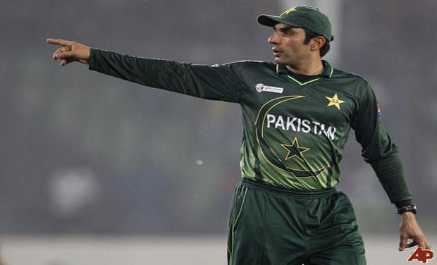 Misbah's impressive performances while leading the ODI and Test teams will help him retaining the Pakistan captaincy. Photo: AP/ File Misbah's impressive performances while leading the ODI and Test teams will help him retaining the Pakistan captaincy. Photo: AP/ File