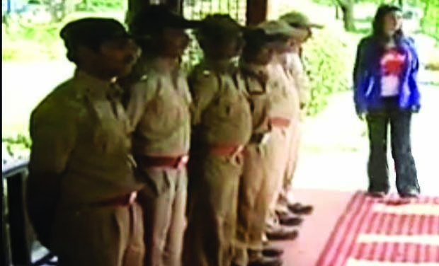 Video garb shows STPF personnel giving Nargis Guard of Honour. (Photo: VIdeo Garb) Video garb shows STPF personnel giving Nargis Guard of Honour. (Photo: VIdeo Garb)