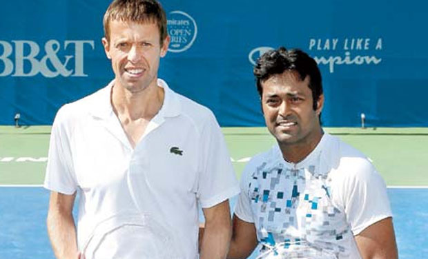 Leander Paes and his Canadian partner Daniel Nestor overcame spirited opposition to advance to the men's doubles second round at the Wimbledon championships on Wednesday. (Photo: File/AFP) Leander Paes and his Canadian partner Daniel Nestor overcame spirited opposition to advance to the men's doubles second round at the Wimbledon championships on Wednesday. (Photo: File/AFP)