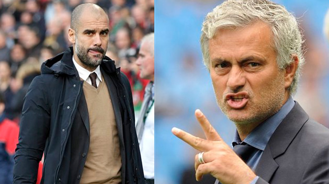 Pep Guardiola Jose Mourinho Pose Job Threat To Rivals