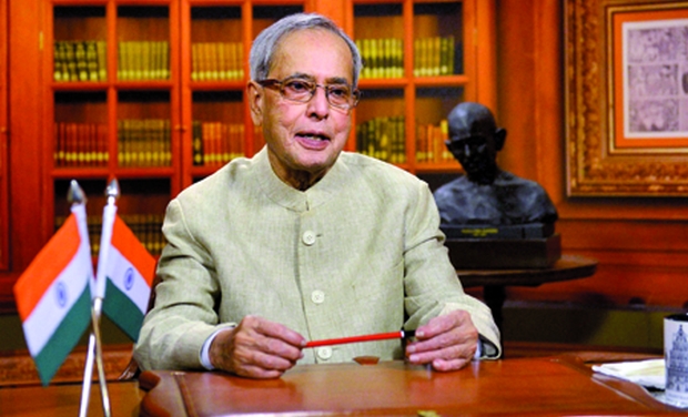 President Pranab Mukherjee at Rashtrapati Bhavan in New Delhi on Sunday (Photo: PTI) President Pranab Mukherjee at Rashtrapati Bhavan in New Delhi on Sunday (Photo: PTI)