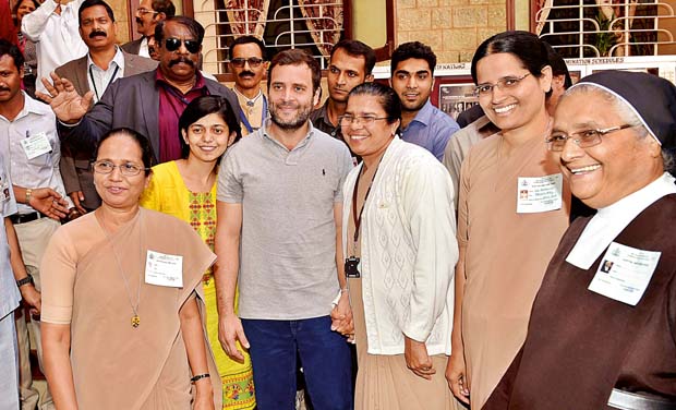 AICC Vice President Rahul Gandhi during his recent Bengaluru visit AICC Vice President Rahul Gandhi during his recent Bengaluru visit