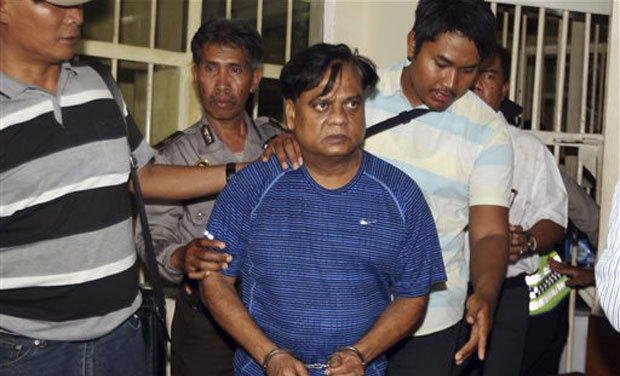 Rajan is expected to land in India early on Friday, 27 years after he had fled the country in the face of numerous cases of murder, extortion and drug smuggling against him. (Photo: AP) Rajan is expected to land in India early on Friday, 27 years after he had fled the country in the face of numerous cases of murder, extortion and drug smuggling against him. (Photo: AP)