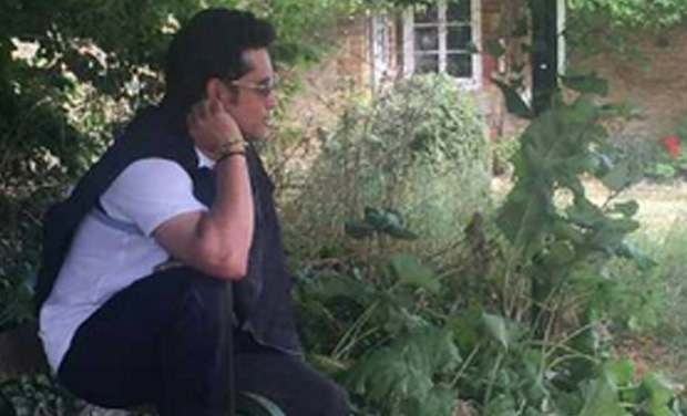 Sachin posted a montage of pictures on his Twitter and Instagram accounts, showing him casually dressed at a rural bus stop. (Photo: Instagram) Sachin posted a montage of pictures on his Twitter and Instagram accounts, showing him casually dressed at a rural bus stop. (Photo: Instagram)