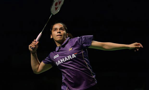 Seasoned Indian ace Saina Nehwal hardly broke a sweat before getting past Indonesia's Bellaetrix Manuputty 21-8 21-12 in the opening round of All England Championship. (Photo: AFP/ File) Seasoned Indian ace Saina Nehwal hardly broke a sweat before getting past Indonesia's Bellaetrix Manuputty 21-8 21-12 in the opening round of All England Championship. (Photo: AFP/ File)