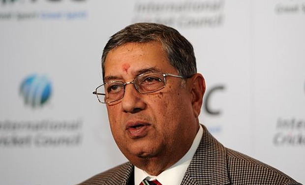 ICC chairman Srinivasan ICC chairman Srinivasan