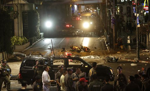 "I heard a very loud bang, it made the whole building shake so I ran outside to see what had happened," Panupan Chansing, 20, a hotel worker at the nearby Grand Hyatt Erawan, told AFP late Monday. "I heard a very loud bang, it made the whole building shake so I ran outside to see what had happened," Panupan Chansing, 20, a hotel worker at the nearby Grand Hyatt Erawan, told AFP late Monday.