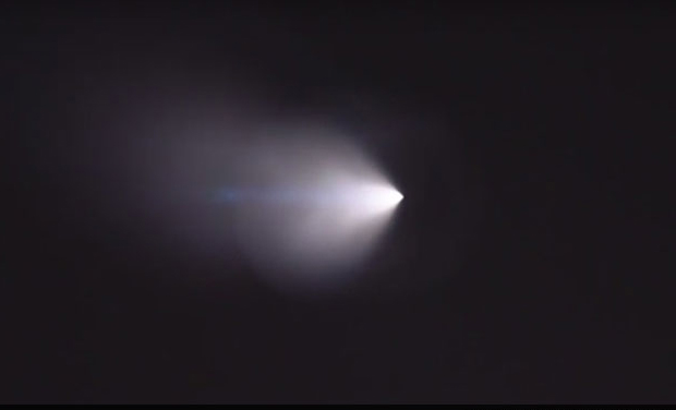 A Pentagon public affairs spokesman said a US Navy Strategic Systems Programs Trident II (D5) missile test flight was conducted at sea from the USS Kentucky, in the Pacific Test Range off the coast of Southern California (Photo: YouTube Video Grab) A Pentagon public affairs spokesman said a US Navy Strategic Systems Programs Trident II (D5) missile test flight was conducted at sea from the USS Kentucky, in the Pacific Test Range off the coast of Southern California (Photo: YouTube Video Grab)